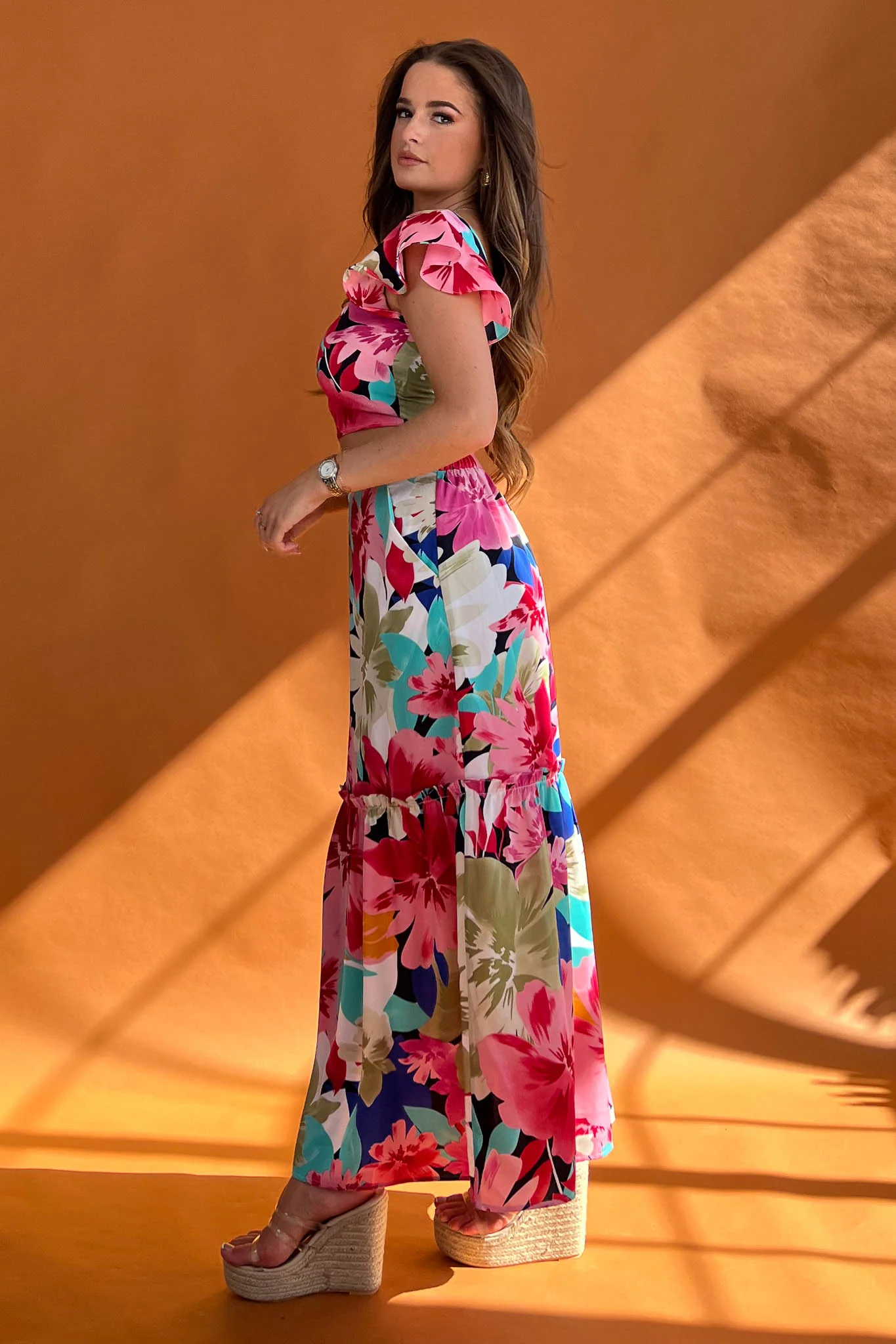 Blossom Top & Skirt Set Non Returnable - Image 4
