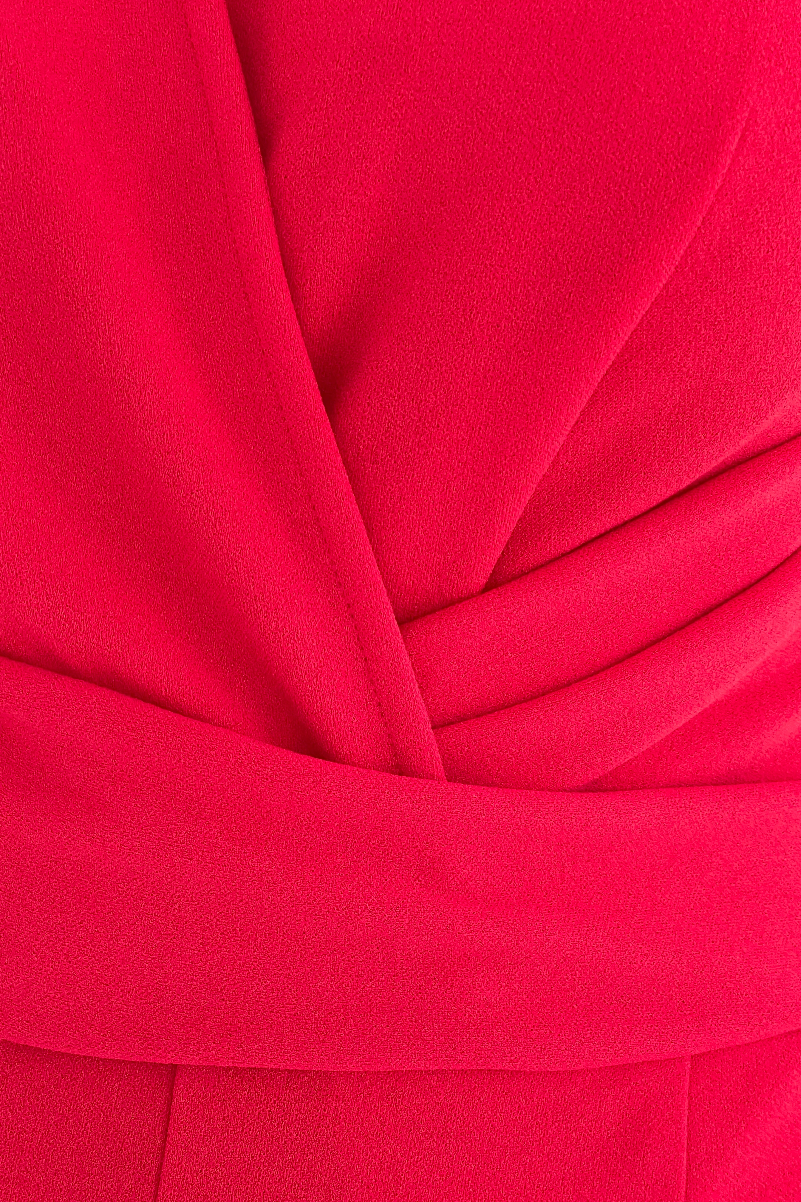 Bridget Twist Font Split Arm Jumpsuit Bright Red - Image 6