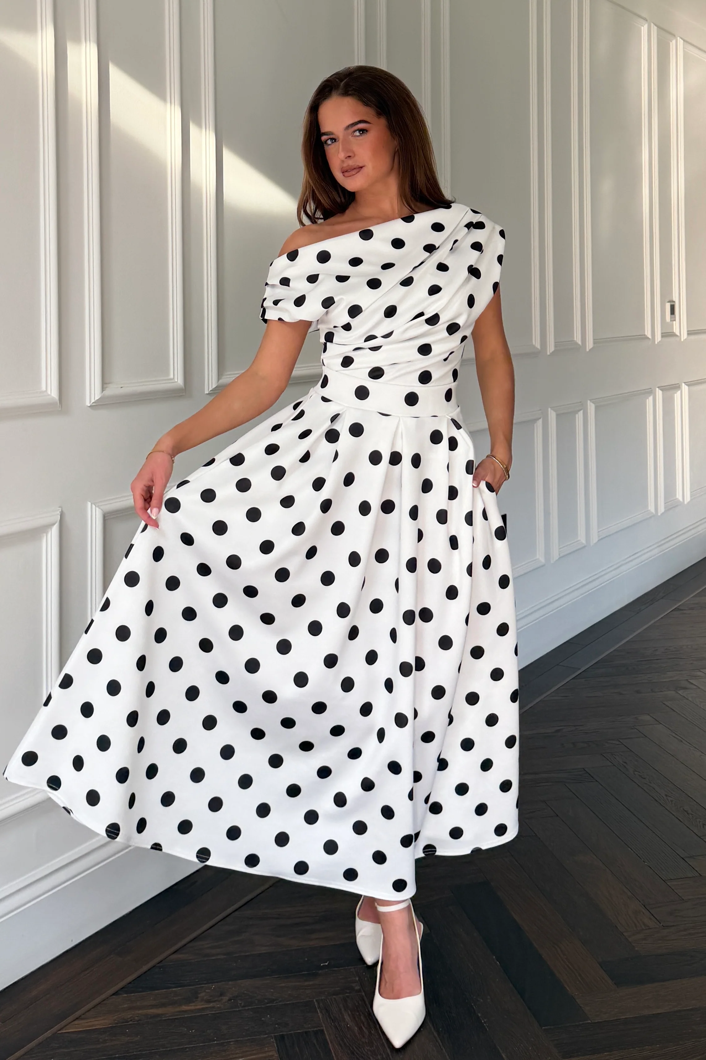 Donna Asymmetric Top Polka - Image 4