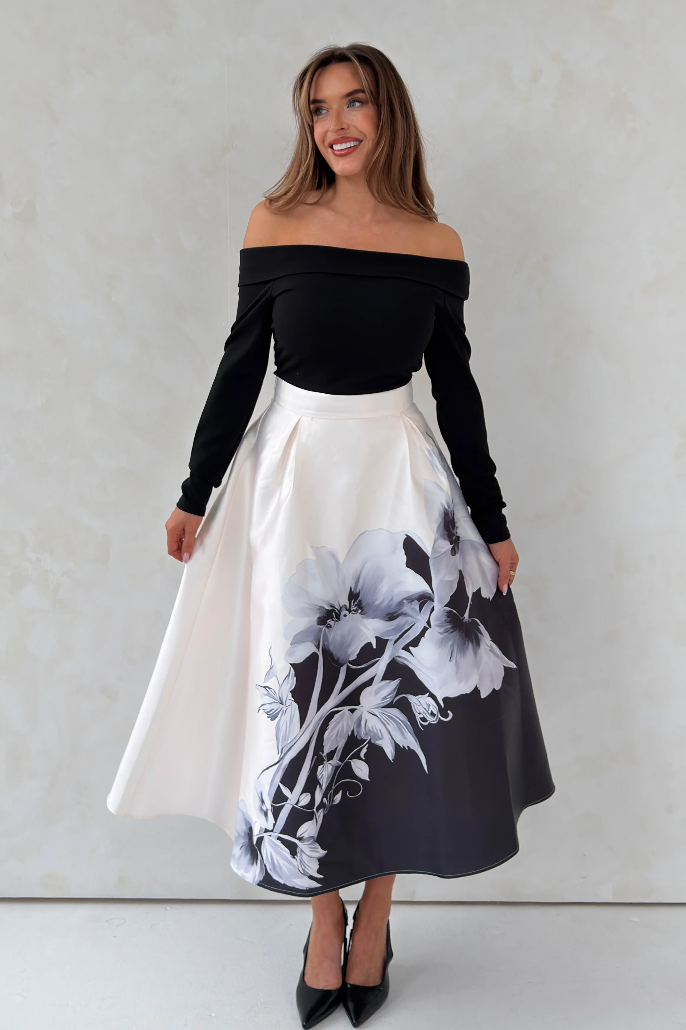Kathy Bardot Maxi Dress Black - Image 2