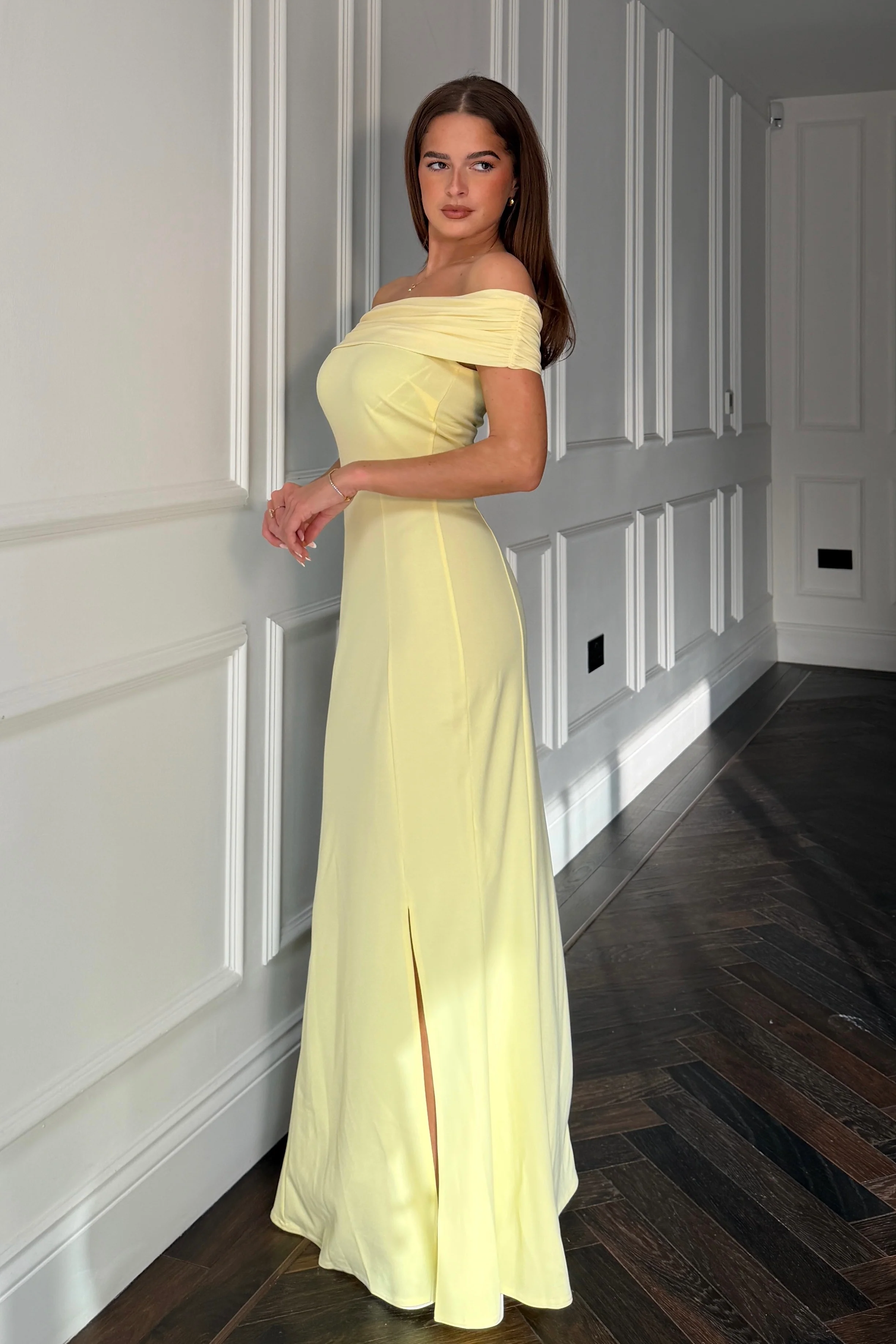 Lois Bardot Maxi Dress Yellow - Image 4