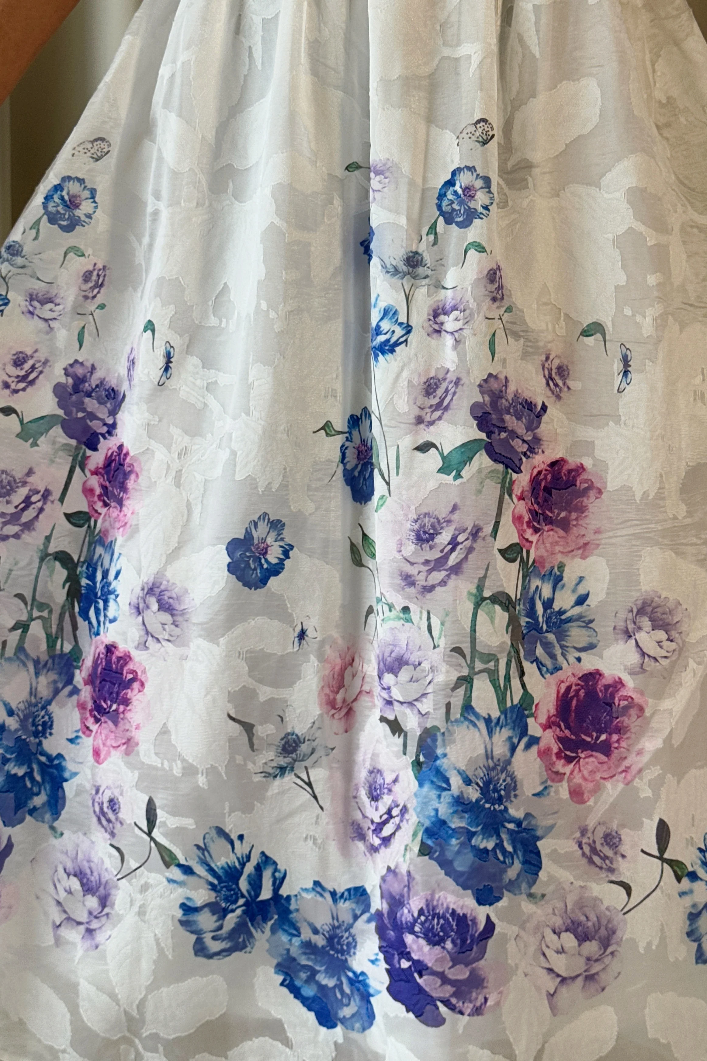 Lucy Printed Burnout Midi Dress - Image 6