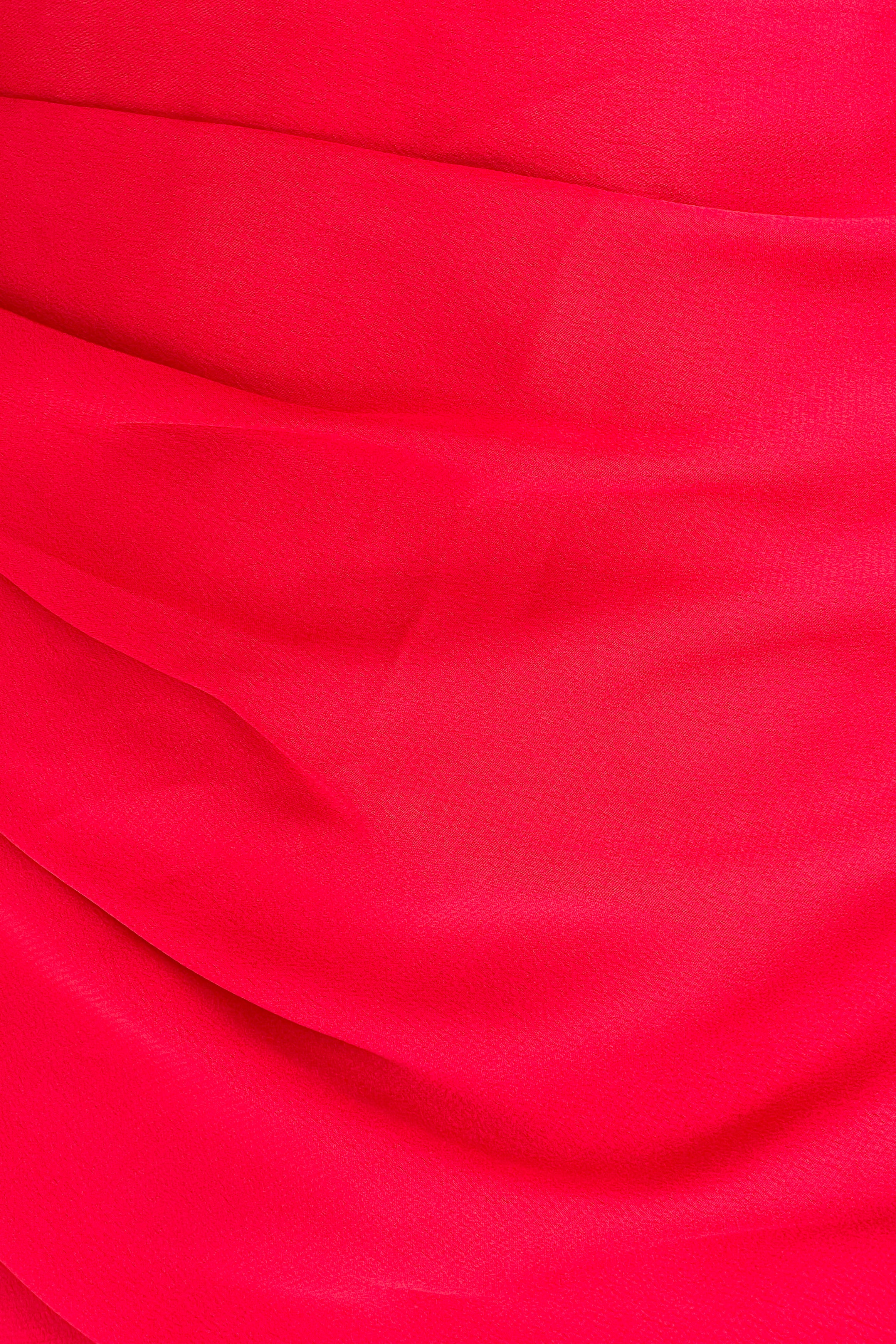 Shelly Batwing Midi Dress Red - Image 3