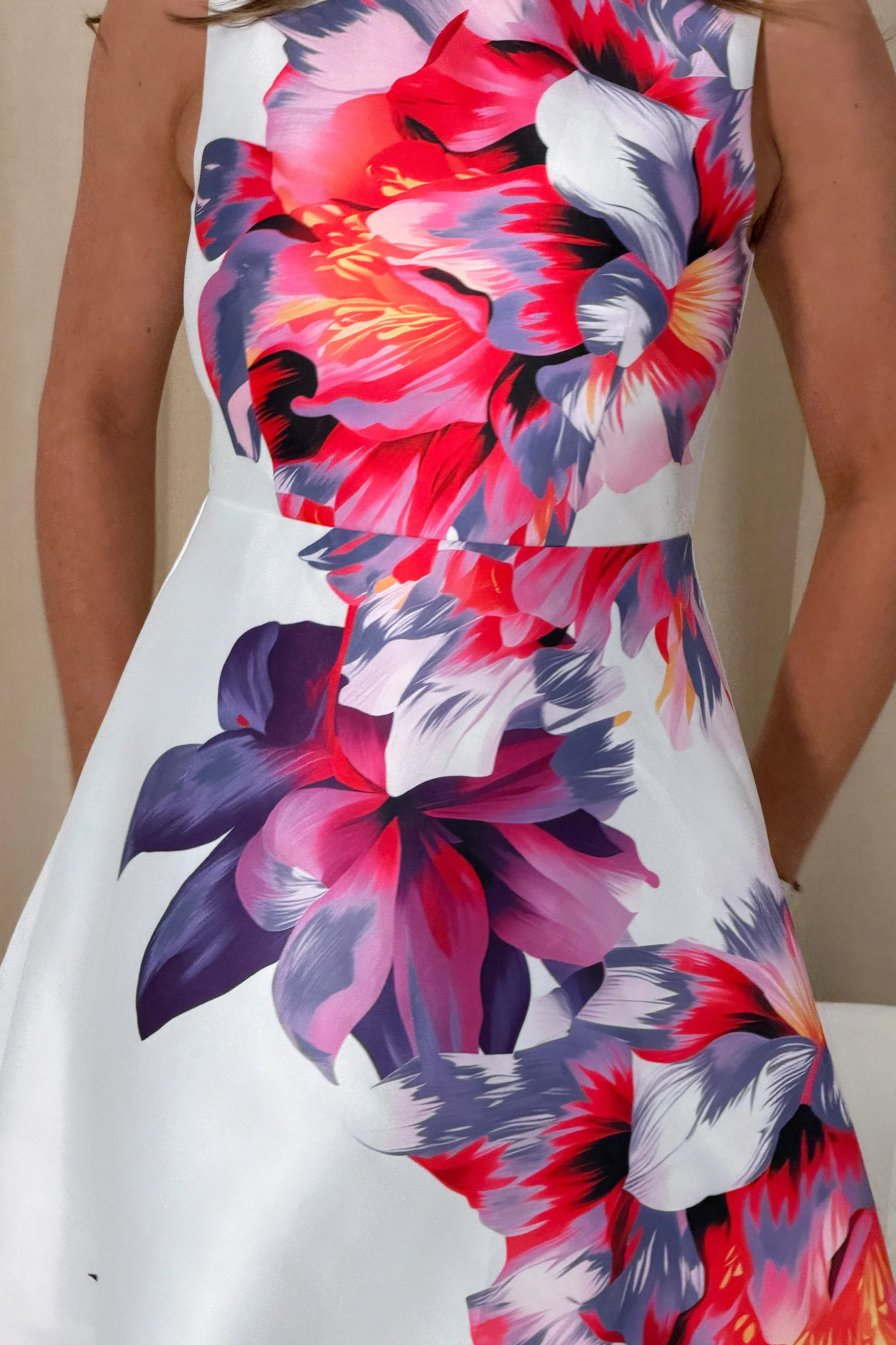 Spring Floral Maxi Dress Print - Image 5