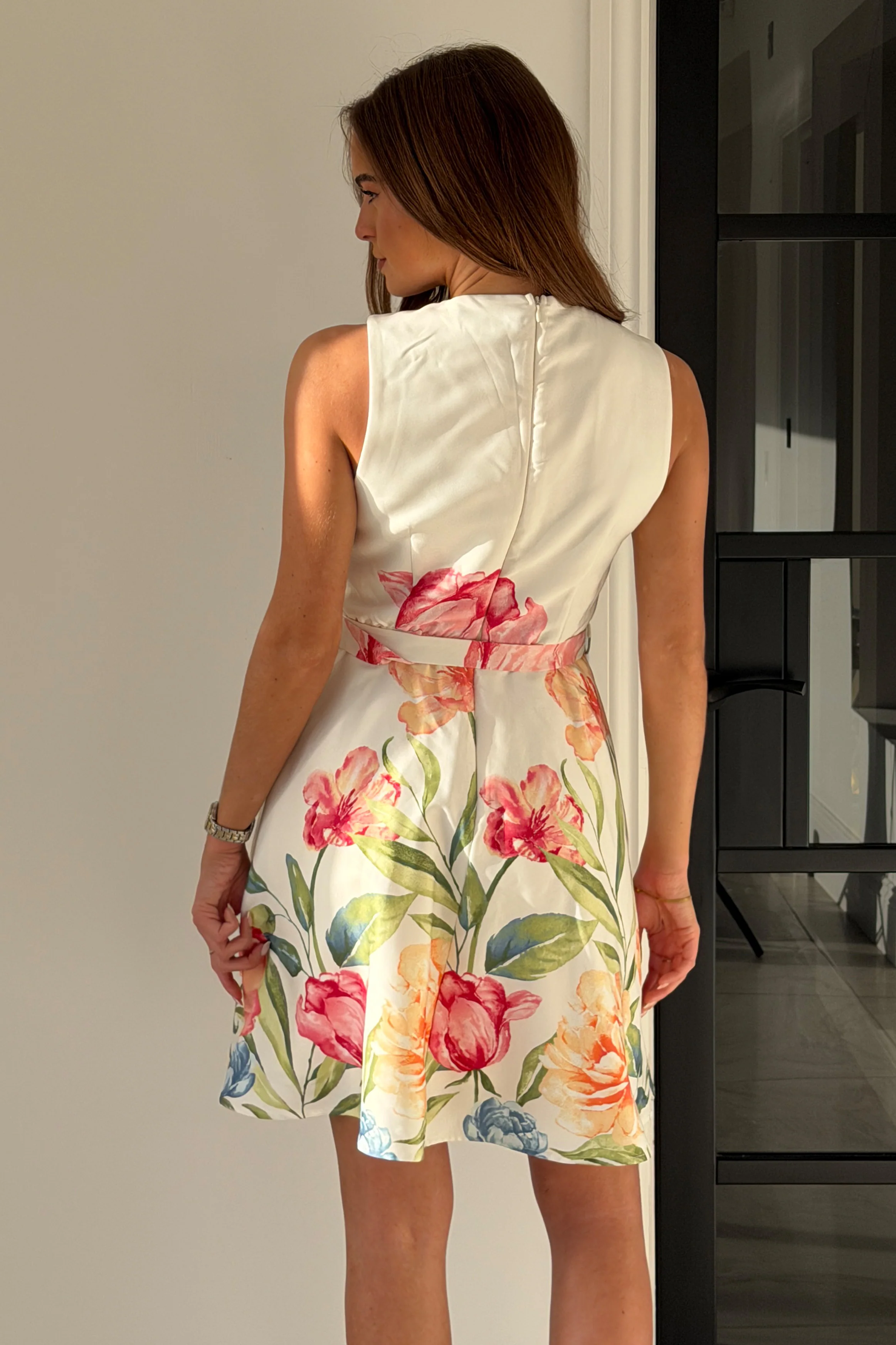 Tabea Belted Mini Dress Print - Image 7